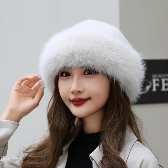 Luxe Vegan Fur Fall Winter Hat